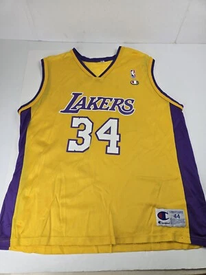 Винтажная футболка чемпиона 90-х Шакила О'Нила No34 Los Angeles Lakers мужская размер 44 - Изображение 1 из 4