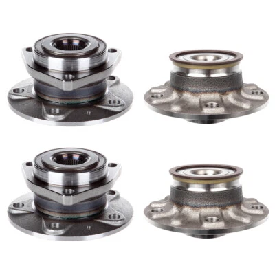 4x Front Rear Wheel Hub Bearings For 2006-2008 Audi A3 Volkswagen GTI Rabbit — 第 1/4 张图片