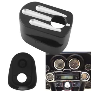 Motorcycle Ignition Switch Cover Black Fits For Harley Touring Road Glide - Picture 1 of 12