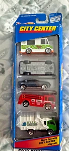 HOT WHEELS 5 GIFT PACK CITY CENTER 21079 PURPLE CARAVAN - Picture 1 of 4