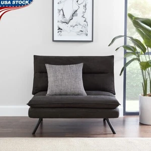 Adjustable Convertible Chair Sofa Bed Space Saving Modern Design Adults Home Use - Picture 1 of 8