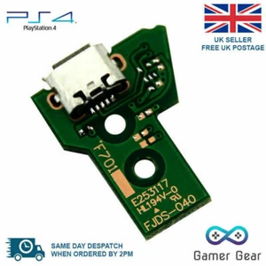 PS4 Pro Manette JDS-040 USB Charge Socket Port Circuit Board 12 Broche - Imagen 1 de 3