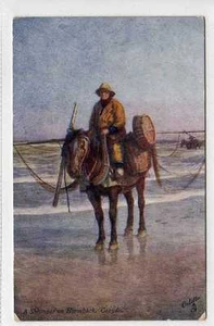 (La2137-406) A Shrimper on Horseback, Coxyde c1915 Unused G-VG R Tuck, 7929 - Picture 1 of 1