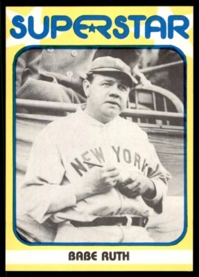 1980 TCMA SUPERSTARS - #41 BABE RUTH NEW YORK YANKEES - Image 1 of 2