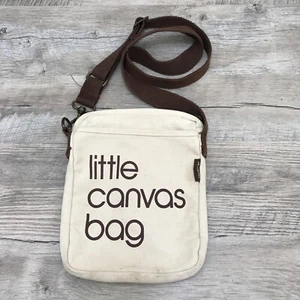 Raro bolso de lona vintage de los 90 'Little Canvas Bag' de Bloomingdale's New York - Imagen 1 de 4