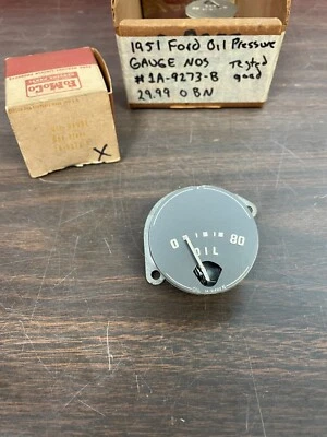 Ford 1951 manómetro de presión de aceite nos 1122 Foto 1 de 4