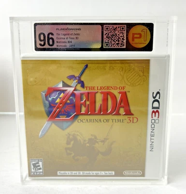 The Legend Of Zelda Ocarina Of Time 3D Nintendo 3DS Graded Game 96 Player Gradin - Image 1 of 4