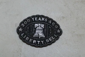 Liberty Bell vor 200 Jahren 1776 1976 Unabhängigkeitserklärung Gürtelschnalle KOSTENLOSER SH - Bild 1 von 6