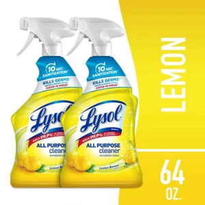 Lysol All Purpose Hard Surface Cleaner, Lemon Breeze, 64oz(2 Pack) - Picture 1 of 6