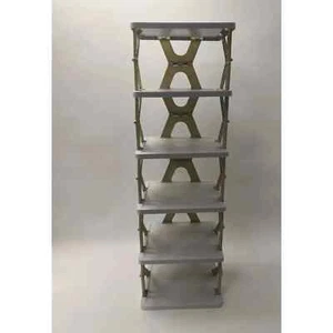 Foldable Shoes Rack 6-Layer No Installation Shoe Shelve Space Saving for Home - Picture 1 of 5