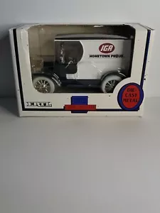 Ertl 1912 Open Cab Bank Die Cast Metal IGA Hometown Proud 1:25 Scale Coin NEW - Picture 1 of 7