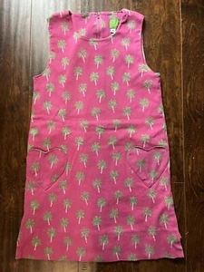 Vintage Minnie by Lilly Pulitzer girls dress size 10 palm trees - Picture 1 of 6