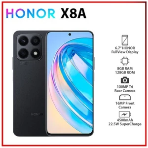 (Unlocked) HONOR X8A 8GB+128GB BLACK Dual SIM Octa Core Android Mobile Phone - Picture 1 of 6