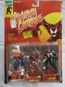 Toy Biz Die Cast Metal Maximum Carnage 3 piece set - Picture 1 of 1