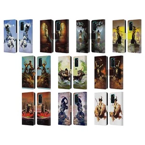 OFFICIAL FRANK FRAZETTA FANTASY LEATHER BOOK WALLET CASE FOR HUAWEI PHONES 4 - Picture 1 of 7
