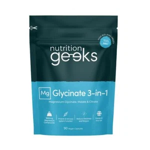90x Magnesium Glycinate 3-in-1 Complex,Magnesium Supplements High-Absorption_UK` - Picture 1 of 13
