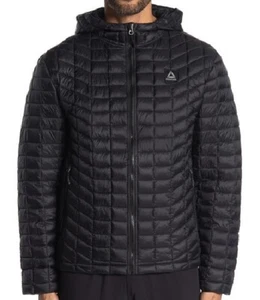 Chaqueta con capucha acolchada negra para hombre Reebok Glacier Shield talla XL/XXL - Imagen 1 de 3