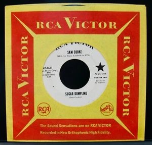 SAM COOKE: Sugar Dumpling~Vocal Soul Promo 45 w/sleeve~RCA VICTOR #8631 - Picture 1 of 2