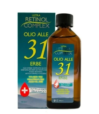 RETINOL COMPLEX OLIO ALLE 31 ERBE SENZA PARABENI RAFFREDDORE MAL DI TESTA 100ML