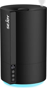 Top Fill 4L Humidifiers for Home Plants, Cool Mist Humidifiers Quiet for Bedroom - Picture 1 of 7
