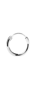 Mini Hoop Earring Sterling Silver 925 Bestseller Jewelry 1pc USA Seller 8mm - Picture 1 of 3