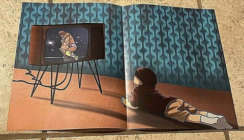 Ricky Steamboat Randy Savage 80’s Nostalgia 11.0” X 17.0” Fan Art Poster, Dragon Cover