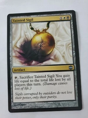 MTG Magic The Gathering Card Tainted Sigil Artifact Black White Alara Reborn  - Image 1 of 2