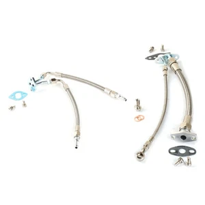 Turbo Oil & Water Line TOYOTA 7MGTE w/ Stock CT26 Series 10AN Return line - Picture 1 of 5