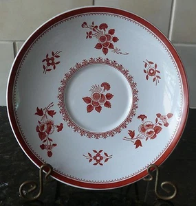 Spode FITZHUGH / Piattino dispari in pietra fine rossa 5-1/8" - Foto 1 di 2