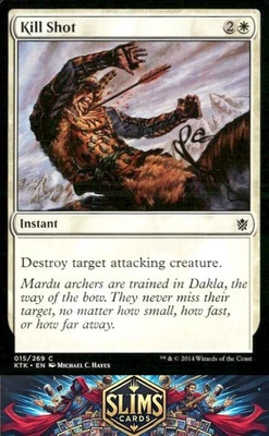 Magic the Gathering MTG Khans of Tarkir Kill Shot #15 Buy 2 Get 1 - Image 1 of 2