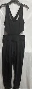 Free People Movement Back It Up Jumpsuit Black Sz XL Activewear Workout - Picture 1 of 14