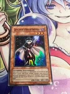 TWILIGHT ROSE KNIGHT FRENCH SUPER RARE CRMS-EN011 FR011 LIGHT PLAY YUGIOH - Picture 1 of 1
