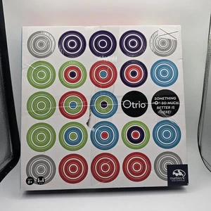 Otrio Strategy Game Wood Board Complete Marbles Brain Workshop Tic Tac Toe - Picture 1 of 6