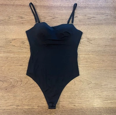 Victoria's Secret гладкий черный X-LARGE BODYWEAR FeatherSoft ™ с подкладкой боди - Изображение 1 из 4