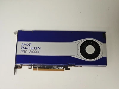 Tarjeta de video gráfica profesional AMD Radeon Pro W6600 8 GB GDDR6 GPU Foto 1 de 3