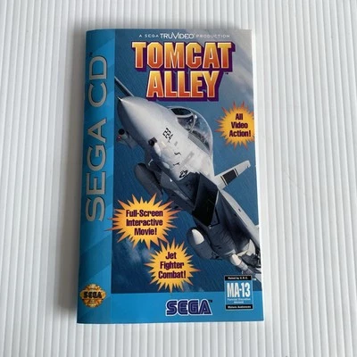 Tomcat Alley Sega CD Manual Only Authentic Original Instruction Booklet - Image 1 of 4