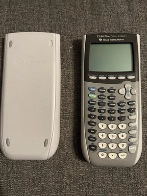 Texas Instruments TI-84 Plus Silver Edition Graphing Calculator Tested Working - Image 1 of 4