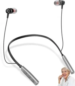 Rechargeable Hearing Aids for Seniors & Adults, Wireless Neckband Amplifier w... - Bild 1 von 7
