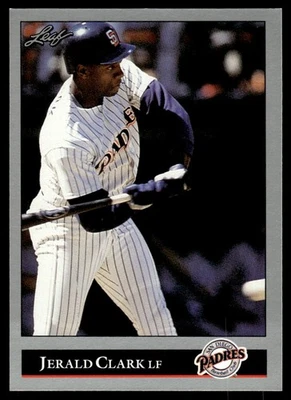 1992 Leaf Jerald Clark San Diego Padres #55 - Image 1 of 2