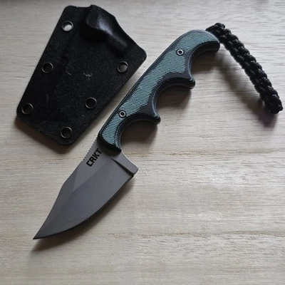 CUCHILLO CUELLO FUNDA MINIMALISTA Y KYDEX DISEÑO FOLTS CRKT 2387 Foto 1 de 4
