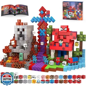 HtZestToysiop Blocchi Magnetici - 200PCS Blocchi Magnetici da Costruzione, ST - Foto 1 di 5