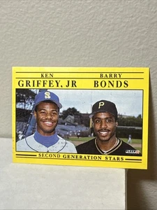 Fleer 1991 segunda generación estrellas Ken Griffey Jr. Barry Bonds #710 - Imagen 1 de 1
