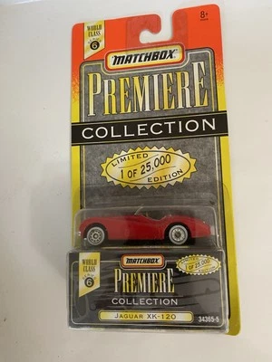 Matchbox 1995 Premiere Collection Series 6 Jaguar XK-120 Red Limited Edition New - Image 1 of 3