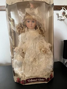 Collectors Choice echte Biskuitporzellan Braut Puppe 16 Zoll - Bild 1 von 8