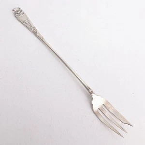 Peau de Lion Bat di Gorham forchetta/e da cocktail in argento sterling .38 ozt senza monogramma - Foto 1 di 7