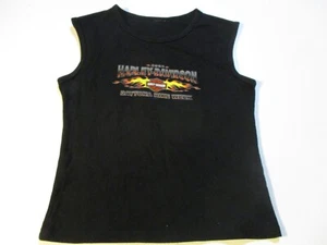 HARLEY DAVIDSON MOTORCYCLES 2005 DAYTONA BIKE WEEK ÄRMELLOSES SHIRT DAMEN M/L - Bild 1 von 6