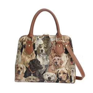 Signare Tapestry Hand Shoulder Crossbody Bag For Woman Labrador Dog Design - Picture 1 of 5