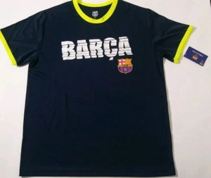 Barcelona Barca Fcb Men’s T-shirt size L color Navy Official Product - Picture 1 of 8