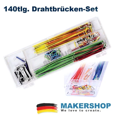 Steckbrücken Set 140 Drahtbrücken Breadboard Steckplatine Jumper Wire Raspber... - Bild 1 von 4