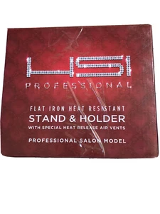 Flat Iron Heat Resistant Stand & Holder With Special Heat Release Air VentsBlack - Picture 1 of 3